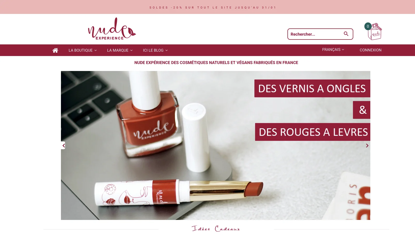 Nude Experience — Kosmetik-E-Commerce